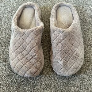 Charter Club Quilted Tan Slippers